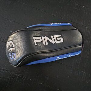 Ping Si3 Forged Titanium Black and Blue Driver Head Cover